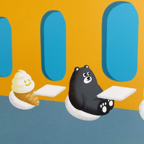 空気の抵抗をへらす