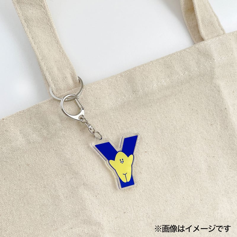 イニシャルキーホルダー M | SHEI'S SHOP