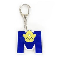 イニシャルキーホルダー M