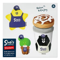 ステッカー Shei's Coffee A