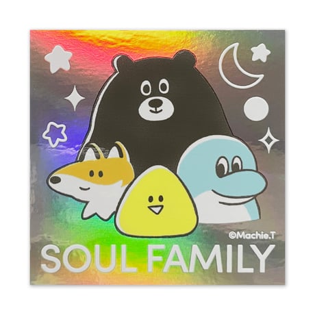 ホログラムステッカー SOUL FAMILY
