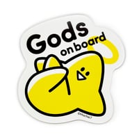 カーマグネット【Gods】ダイカット