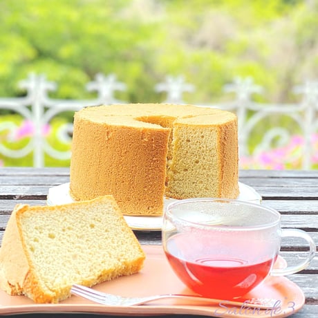 【新米】健康薬膳茶のシフォンケーキ
