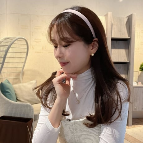 slim satin hairband