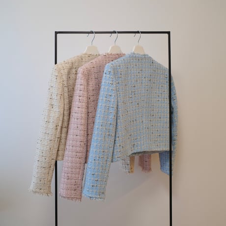 mix tweed jacket