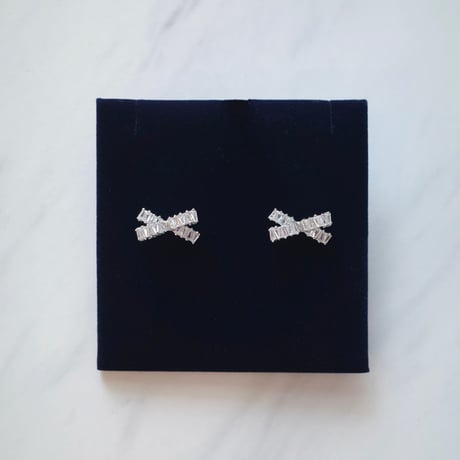 【6/25~再受注予約】ribbon bijou pierce
