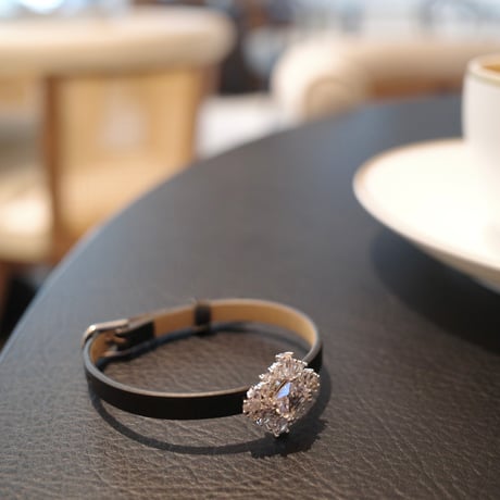 【6/25~再受注予約】bijou leather bracelet