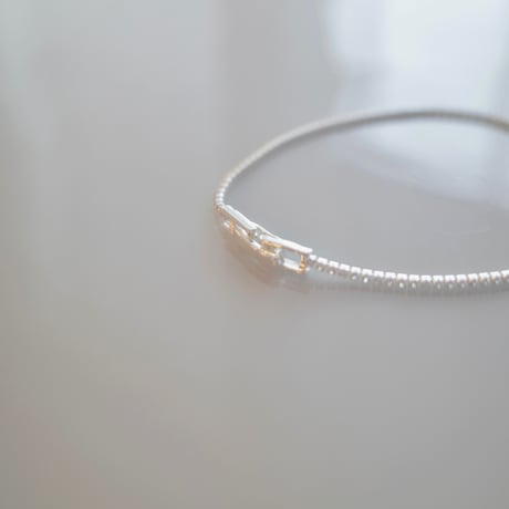 【6/11~再受注予約】tennis slim bracelet (316L)