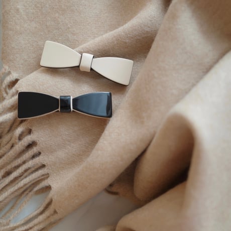 mini ribbon barrette