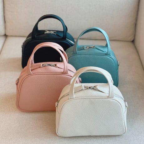 leather mini square bag