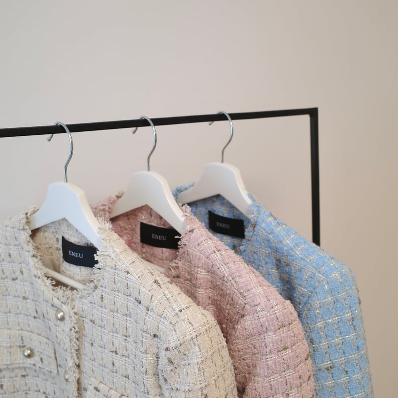 mix tweed jacket | ENEU