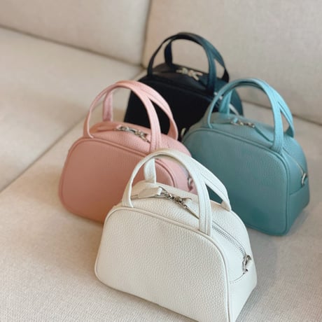 leather mini square bag