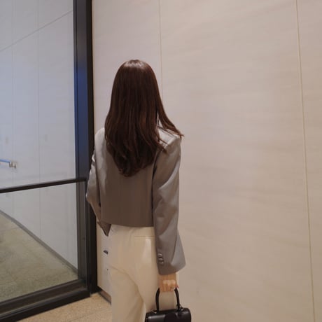 【4/7再入荷】opera nocollar jacket
