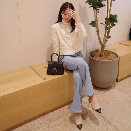 【6/4~再受注予約】Pale flare denim