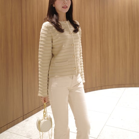 【9/17~再受注予約】spangle knit cardaigan