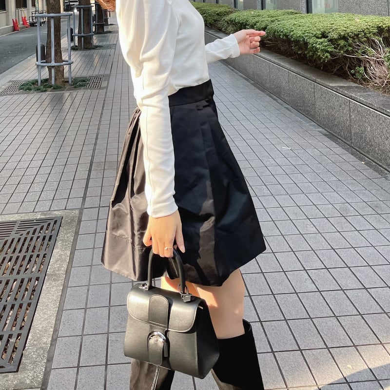 ENEU check mini skirt