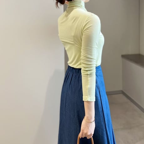 sheer turtleneck cutsew