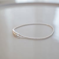 【6/11~再受注予約】tennis slim bracelet (316L)