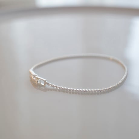 【6/11~再受注予約】tennis slim bracelet (316L)