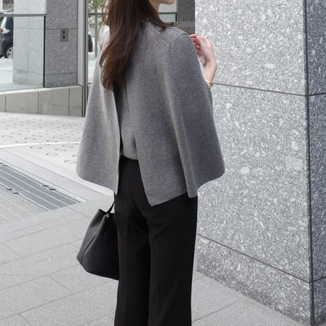 【10/1~再受注予約】 Cape wool knit