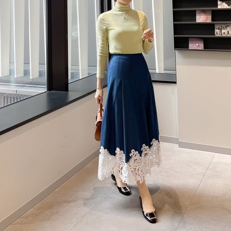 sheer turtleneck cutsew