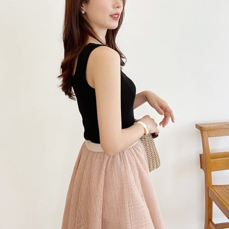 square nosleeve knit
