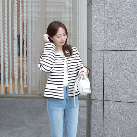 【9/17~再受注予約】spangle knit cardaigan