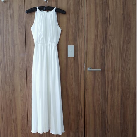 halter neck long op