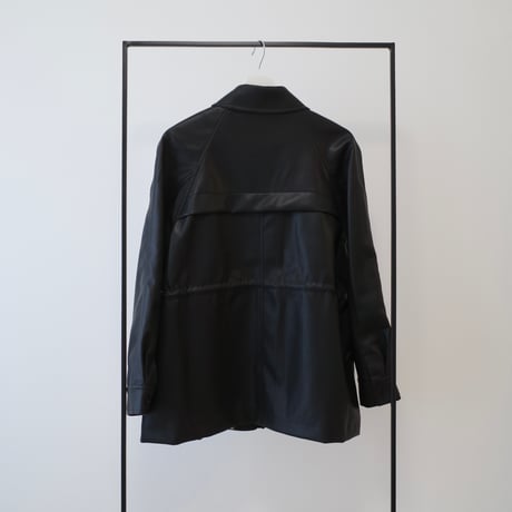 【9/17~再受注予約】drawstring leather jacket