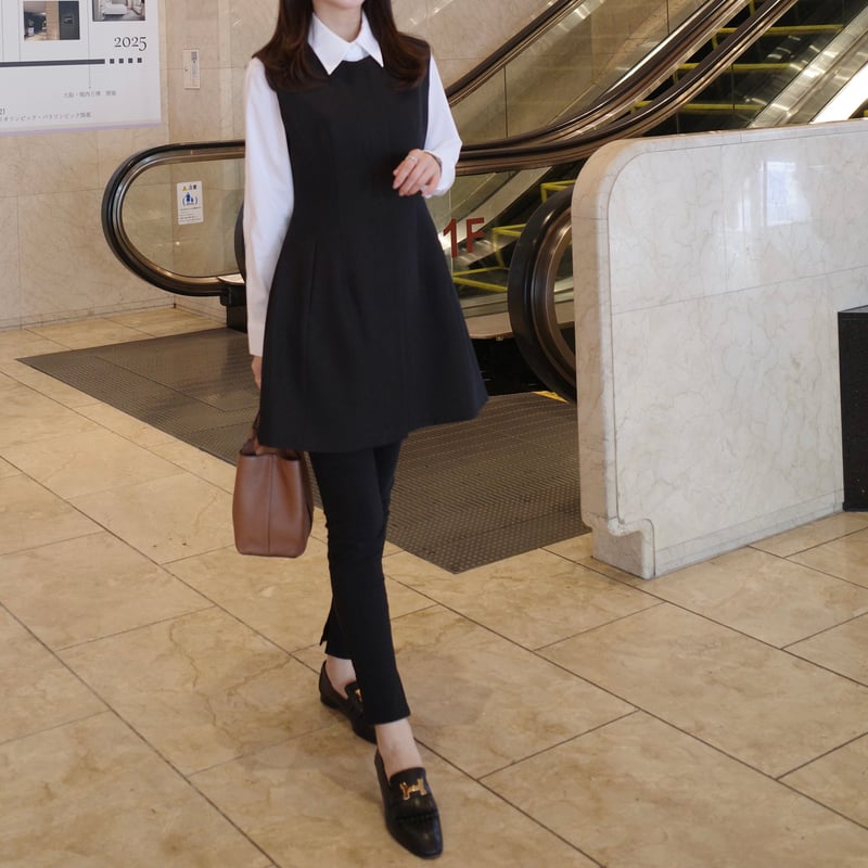 ワンピース Cocoon Mini Onepiece ànuke - 【25AW】Cocoon Mini Onepiece / コクーン ミニ