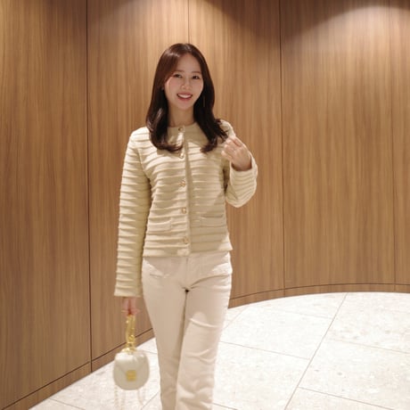 【9/17~再受注予約】spangle knit cardaigan