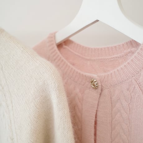 raccoon mix cardigan