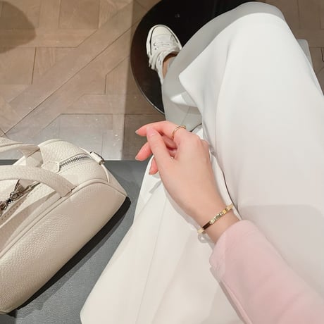 leather mini square bag