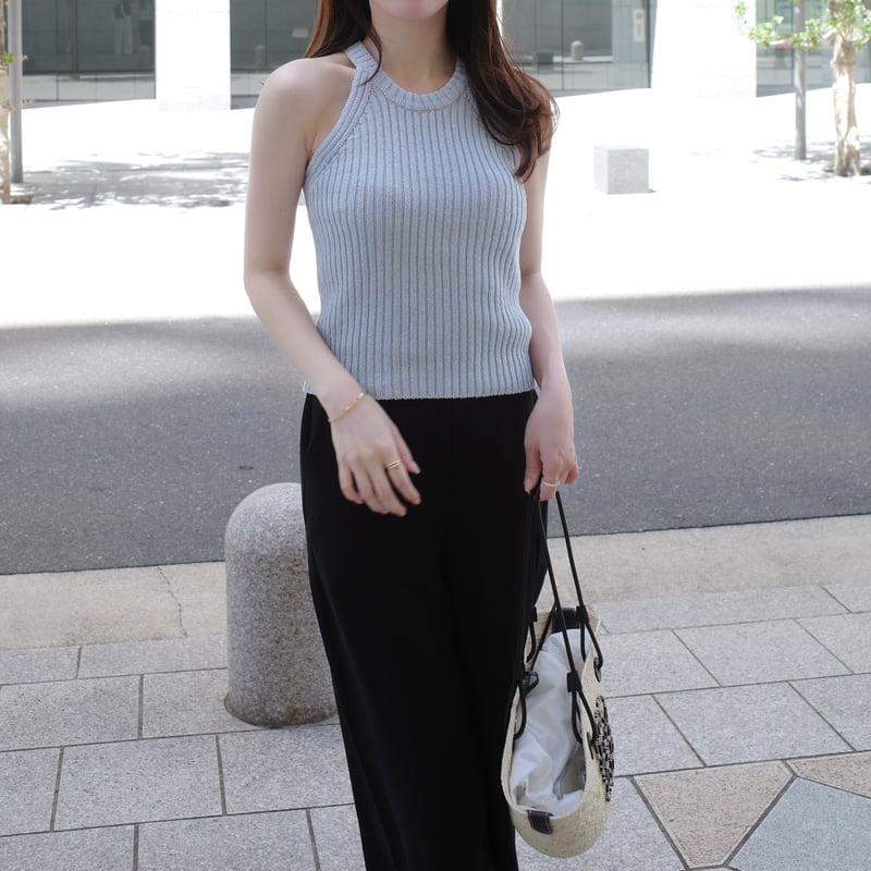 7/9再入荷】halter neck knit | ENEU