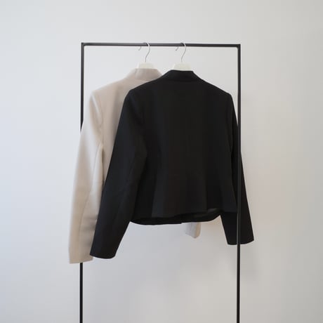 【9/17~再受注予約】bowtie peplum button jacket