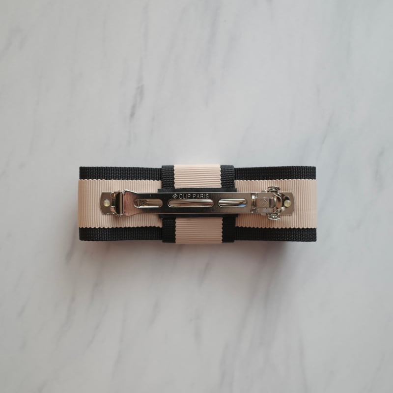 12/25(木)21:00再入荷】bicolor ribbon barrette | ENEU