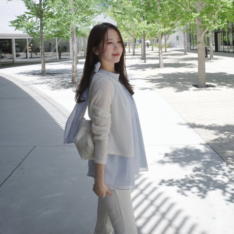 【6/11~再受注予約】box leather bag(white)