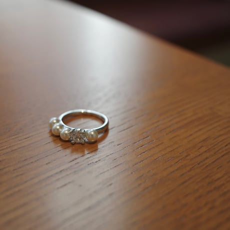 【10/8~再受注予約】line pearl ring