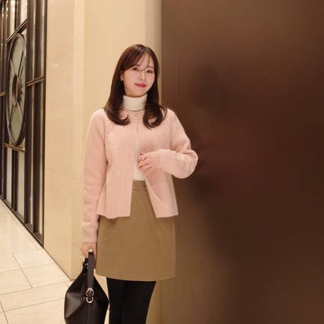 raccoon mix cardigan