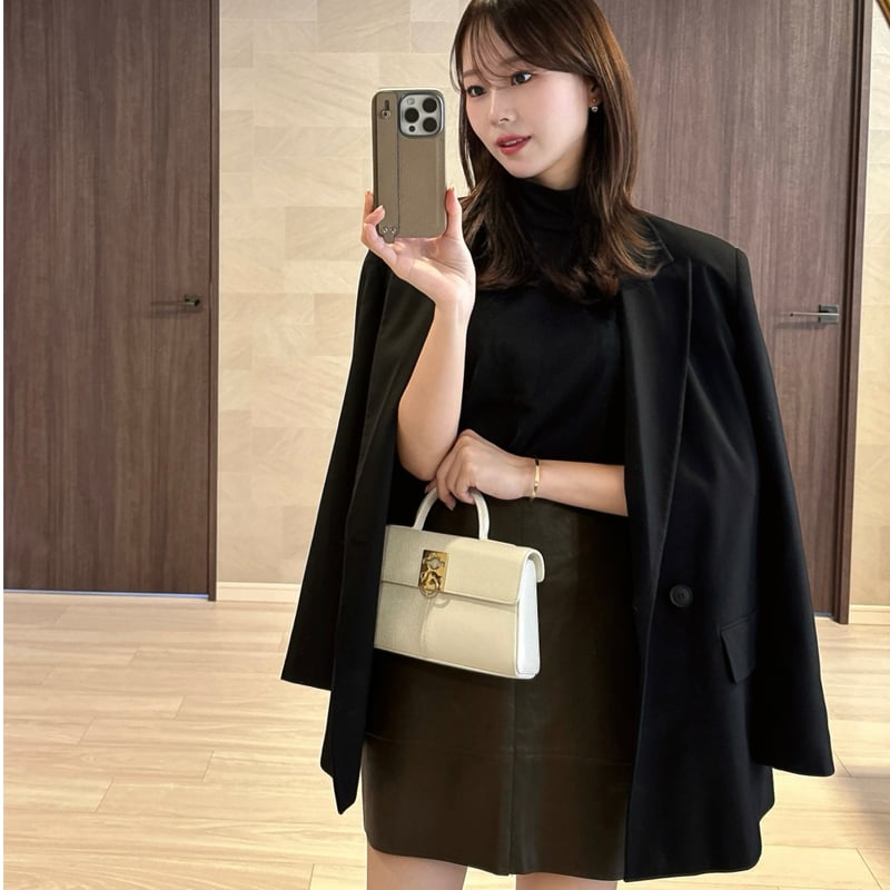 leather mini skirt | ENEU