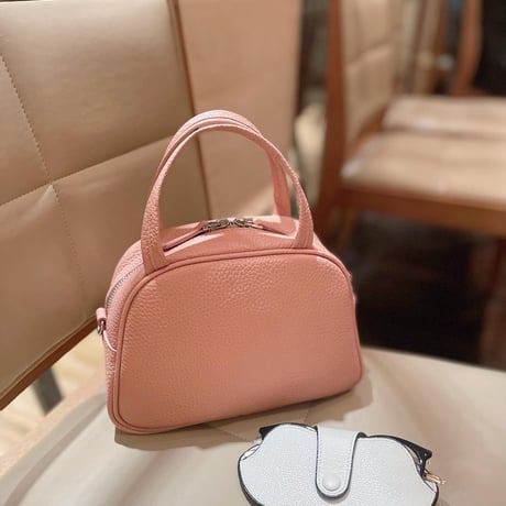 leather mini square bag