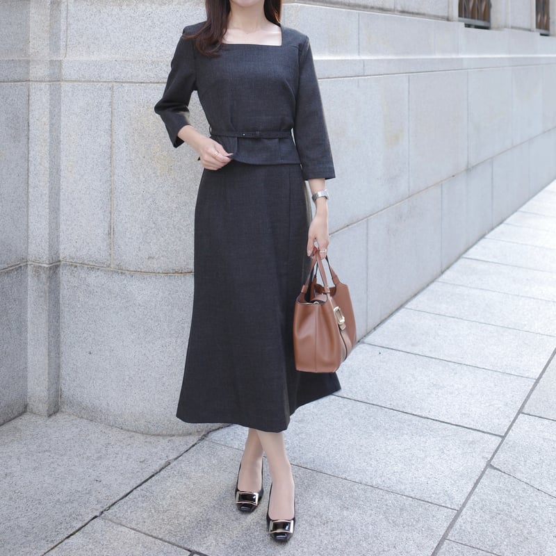 square neck tops & skirt setup | ENEU