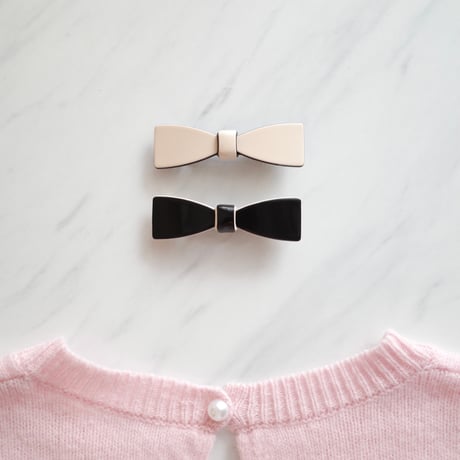 mini ribbon barrette