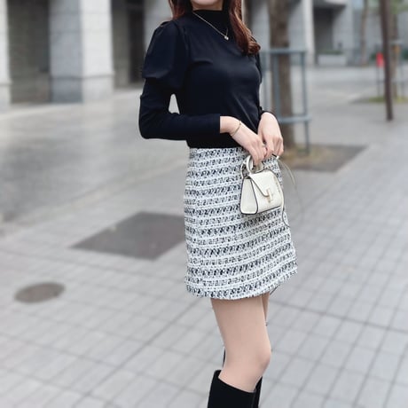 puff highneck cutsew