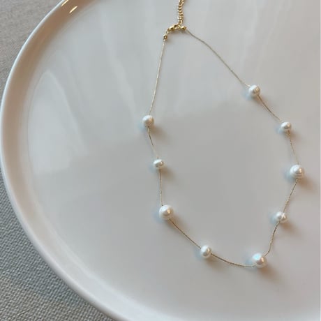 space pearl necklace