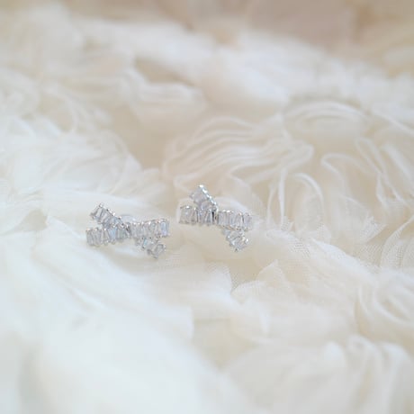 【6/25~再受注予約】ribbon bijou pierce