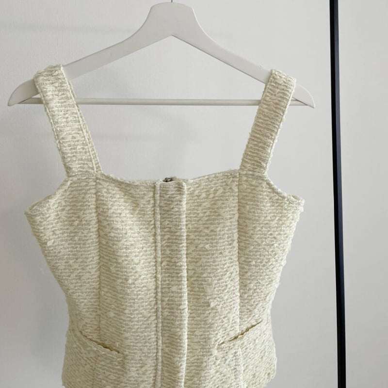 tweed bustier | ENEU