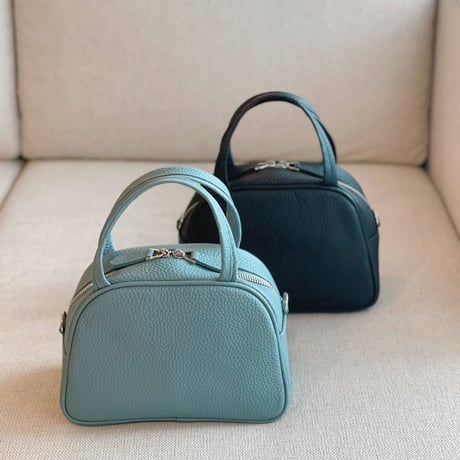 leather mini square bag