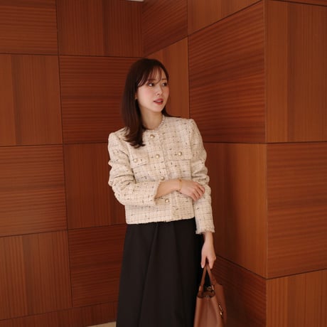 mix tweed jacket
