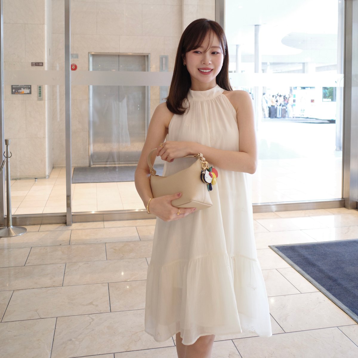 eneu ミニワンピース ゾエ ジェンコ Zoe Jenko Uネックミニワンピース 9299 （BLK